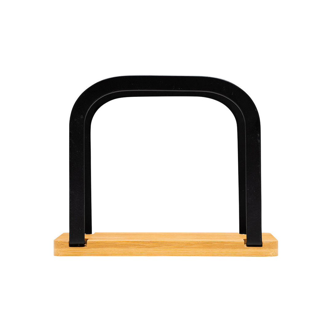 Χαρτοπετσετοθήκη Όρθια Μεταλλική Μαύρη Bamboo Essentials Estia