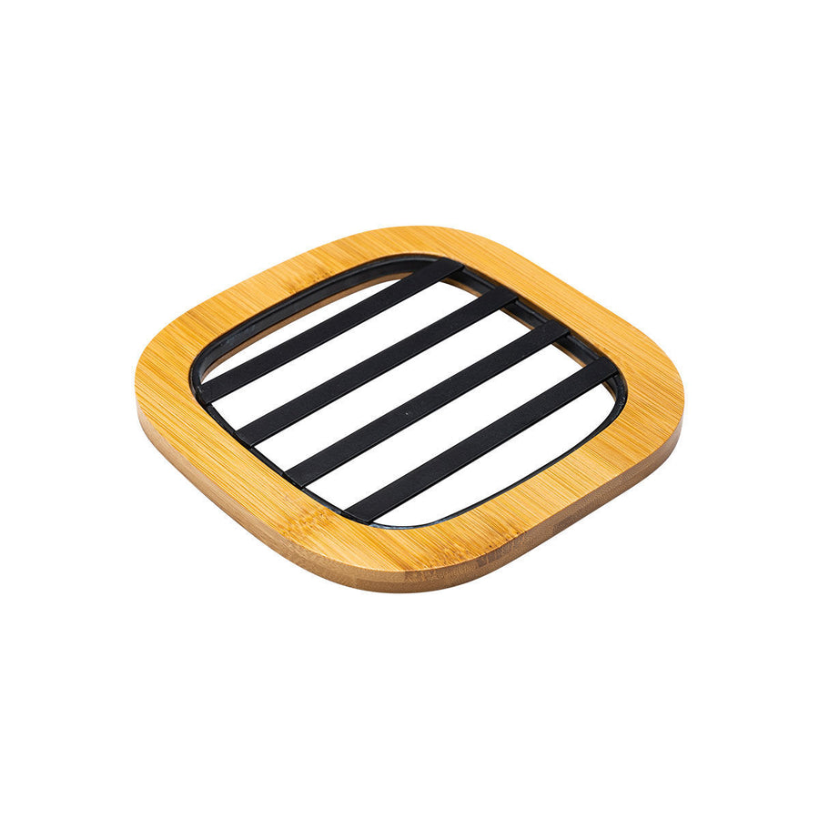 Βάση Μαγειρικού Σκεύους Με Μέταλλο Μαύρη Bamboo Essentials Estia