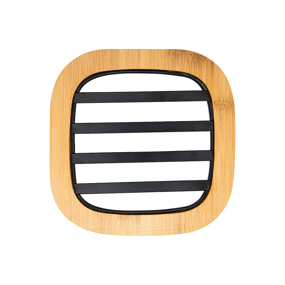 Βάση Μαγειρικού Σκεύους Με Μέταλλο Μαύρη Bamboo Essentials Estia