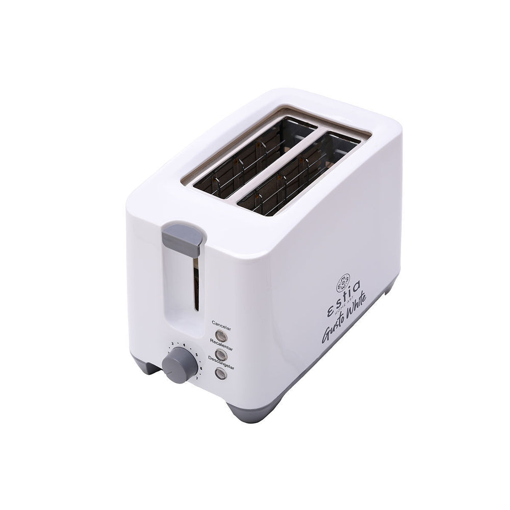 Φρυγανιέρα Gusto White 2 Θέσεων Με 7 Επίπεδα Ψησίματος 750W Λευκή Estia