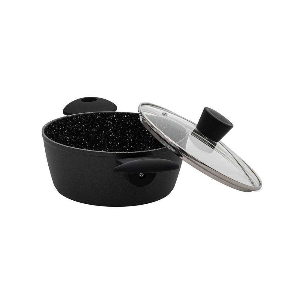 Κατσαρόλα Αντικολλητική Πρεσσαριστού Αλουμινίου 2.3lt/20cm Magma Estia