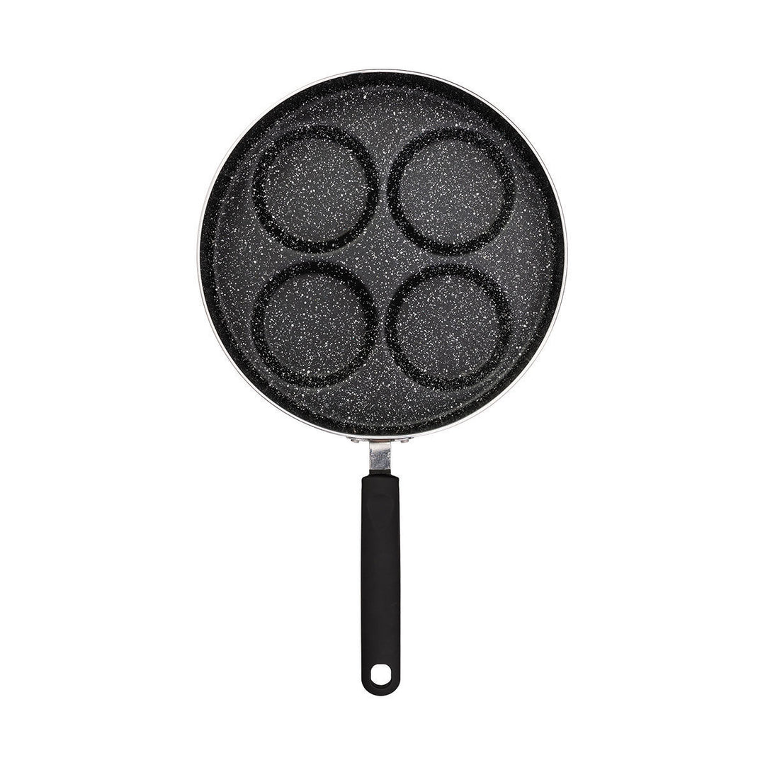 Τηγάνι Αντικολλητικό Αλουμινίου Για Pancakes 4 Θέσεων Με Εργονομική Λαβή Estia 26cm