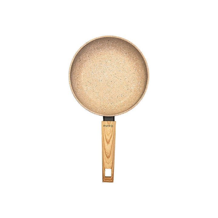 Τηγάνι Αντικολλητικό Αλουμινίου Μπεζ Με Τριπλή Κεραμική Επίστρωση & Εργονομική Λαβή Estia 20cm