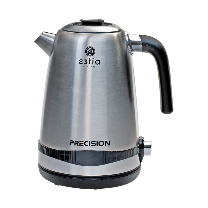 Βραστήρας Estia Precision από ανοξείδωτο ατσάλι, μπροστινή όψη με καθαρές γραμμές και εργονομική λαβή.
