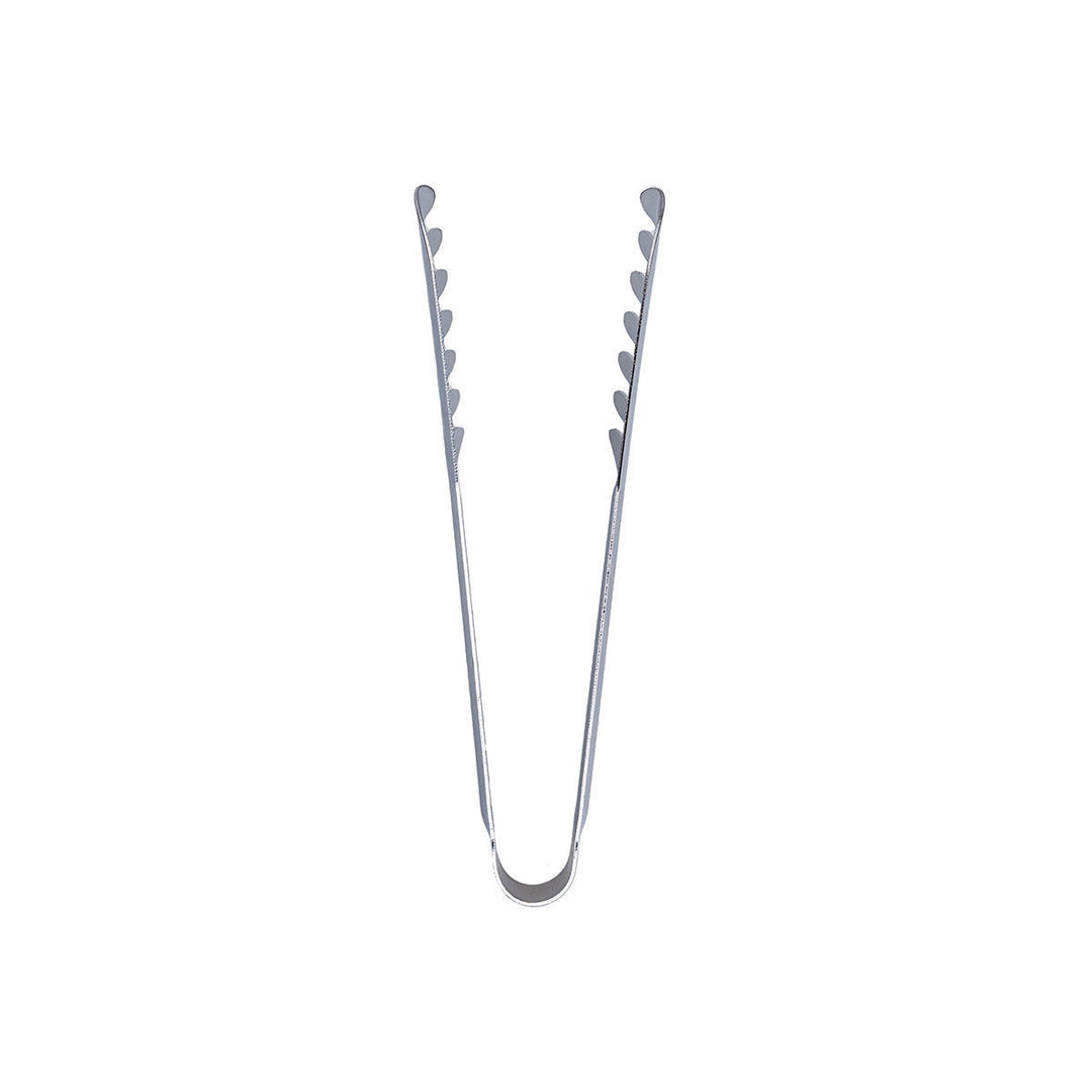 Λαβίδα ζυμαρικών 20cm Estia ανοιχτή σε κάθετη διάταξη με λεπτό, ενιαίο μεταλλικό σχεδιασμό.