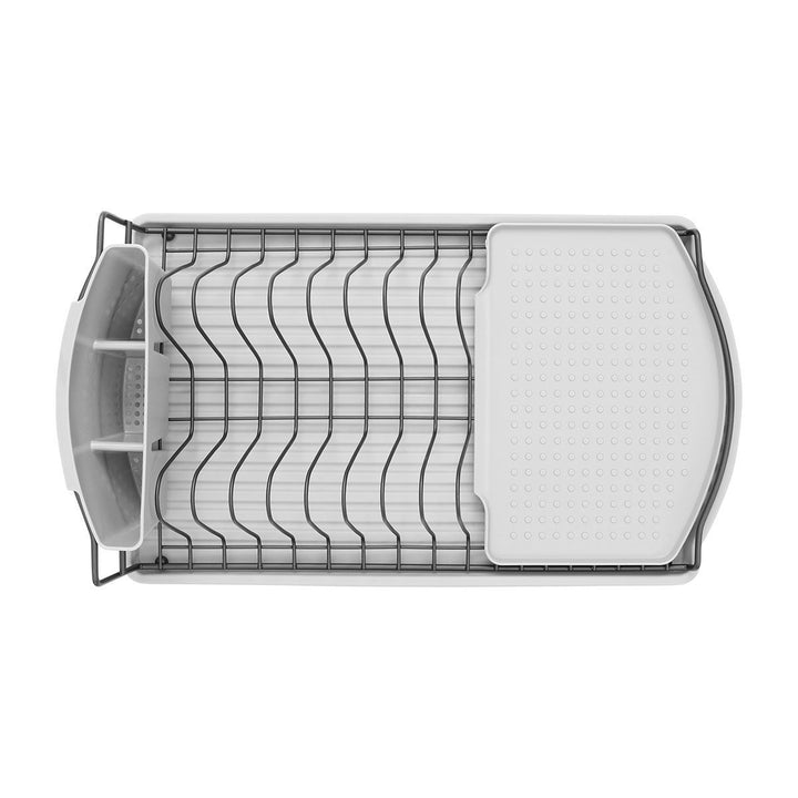 Πιατοθήκη Μεταλλική Γκρι Με Τριπλή Θήκη Για Μαχαιροπίρουνα Estia 47,4Χ26,5Χ10,9cm