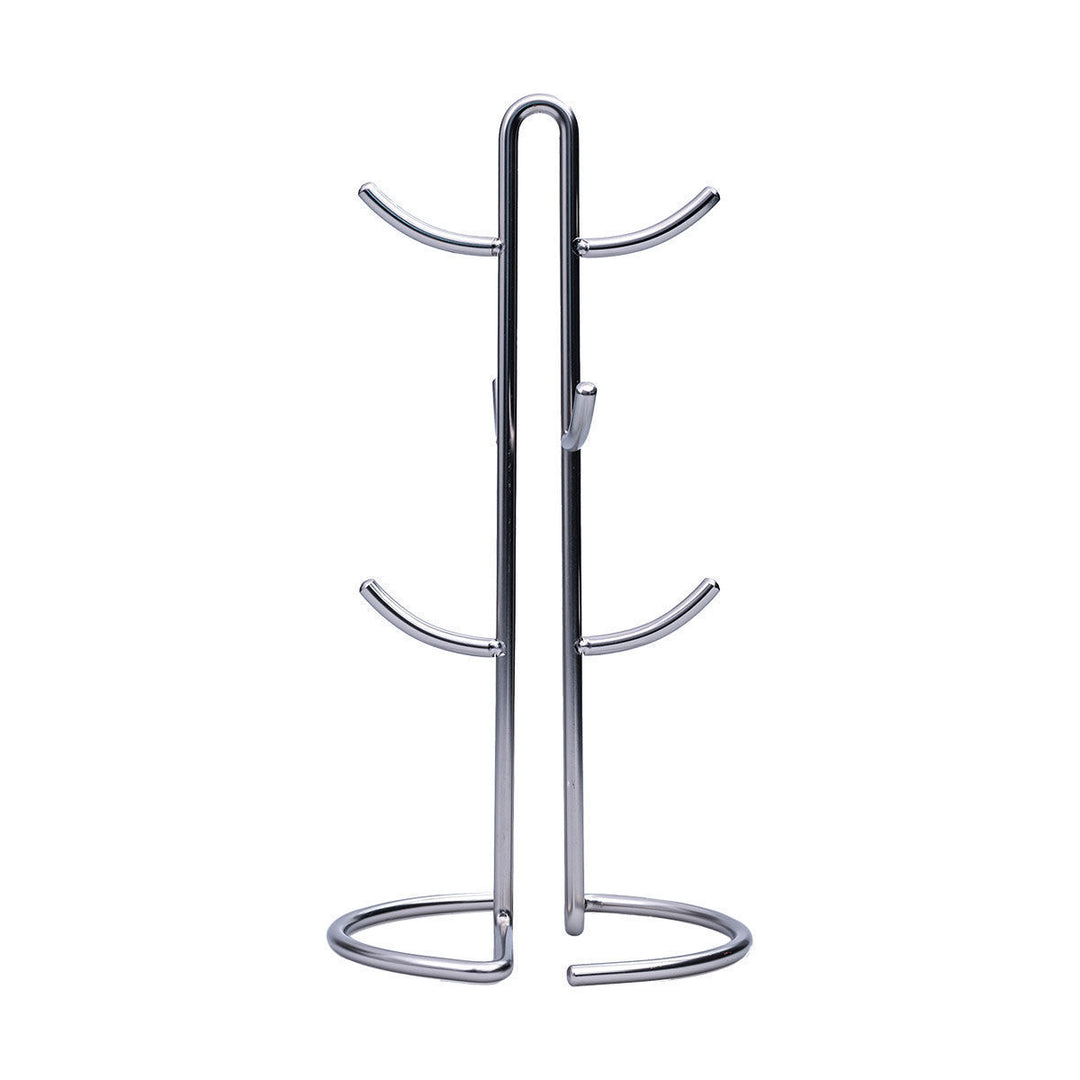 Βάση Για Κούπες 6 Θέσεων Μεταλλική Νίκελ Estia