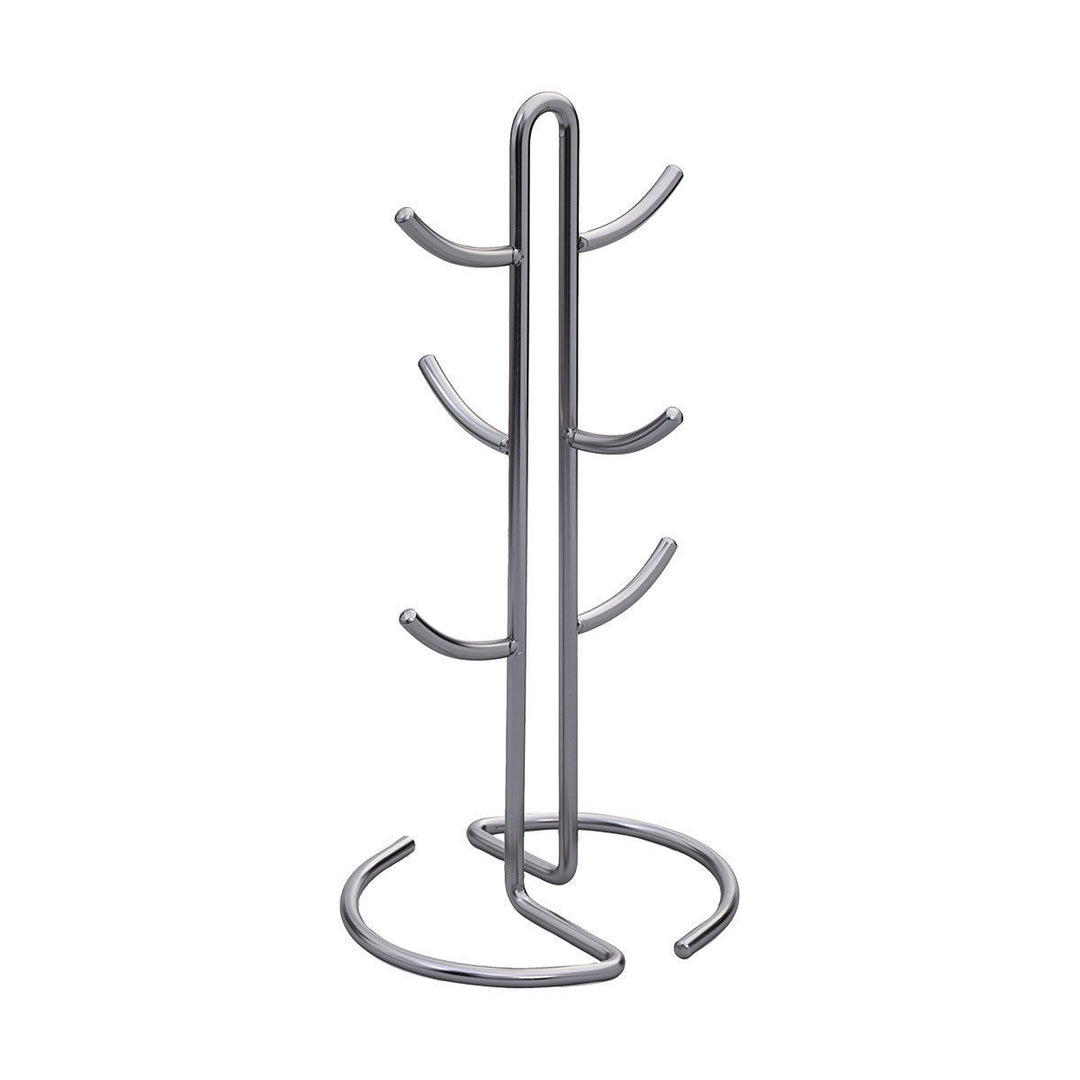 Βάση Για Κούπες 6 Θέσεων Μεταλλική Νίκελ Estia