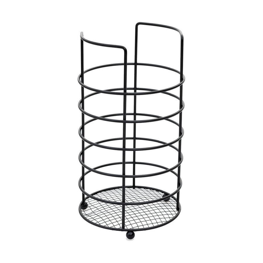 Κουταλοθήκη Metal Black Μεταλλική 21X11cm Μαύρη Estia