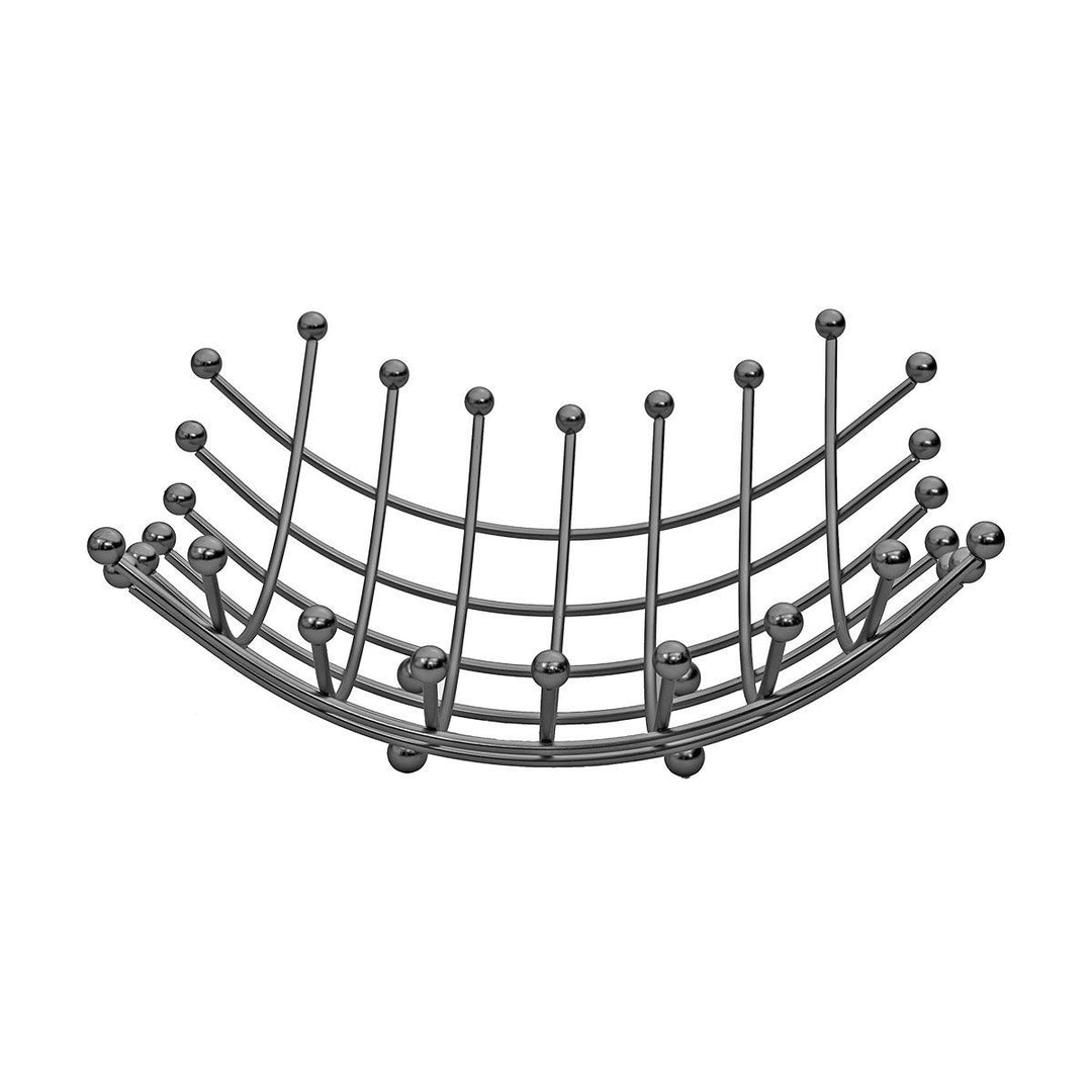 Φρουτιέρα Μεταλλική Μαύρη Nickel Elegant Estia