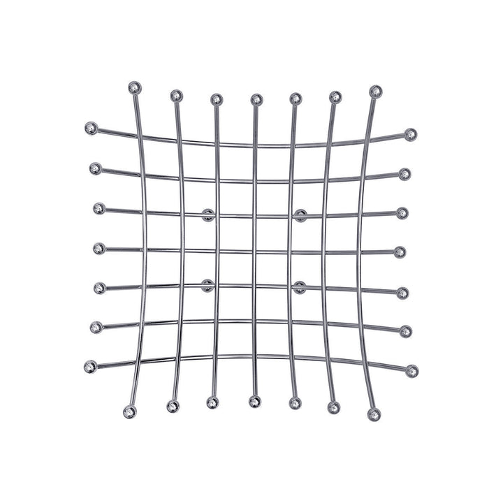 Φρουτιέρα Ασημί Μεταλλική Nickel Elegant Estia