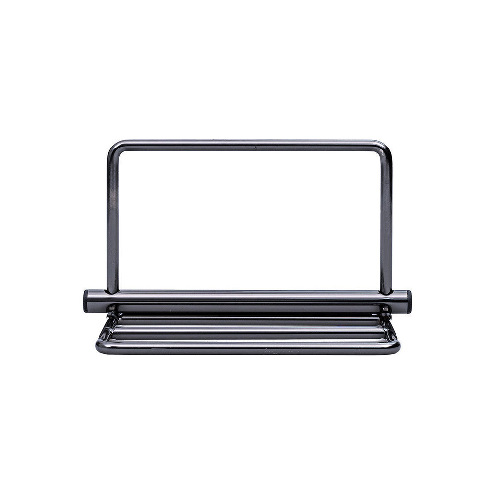 Χαρτοπετσετοθήκη Μεταλλική Μαύρη Nickel Estia