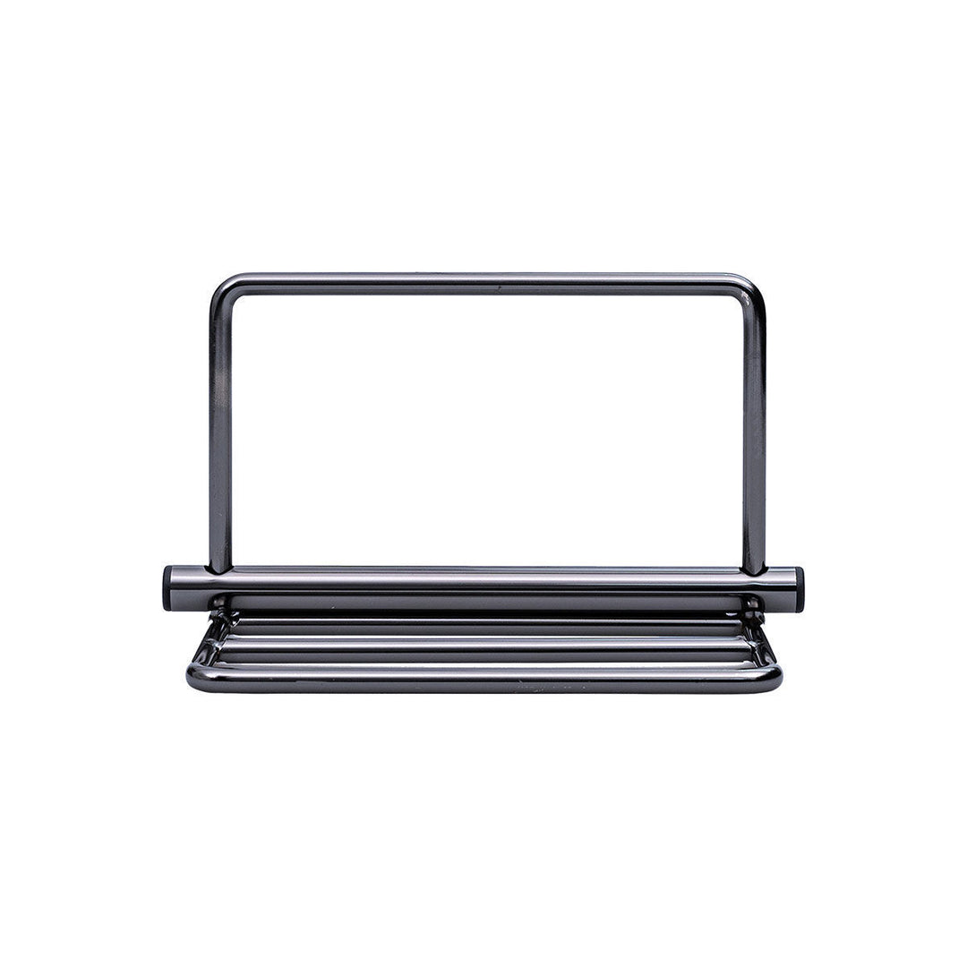 Χαρτοπετσετοθήκη Μεταλλική Μαύρη Nickel Estia