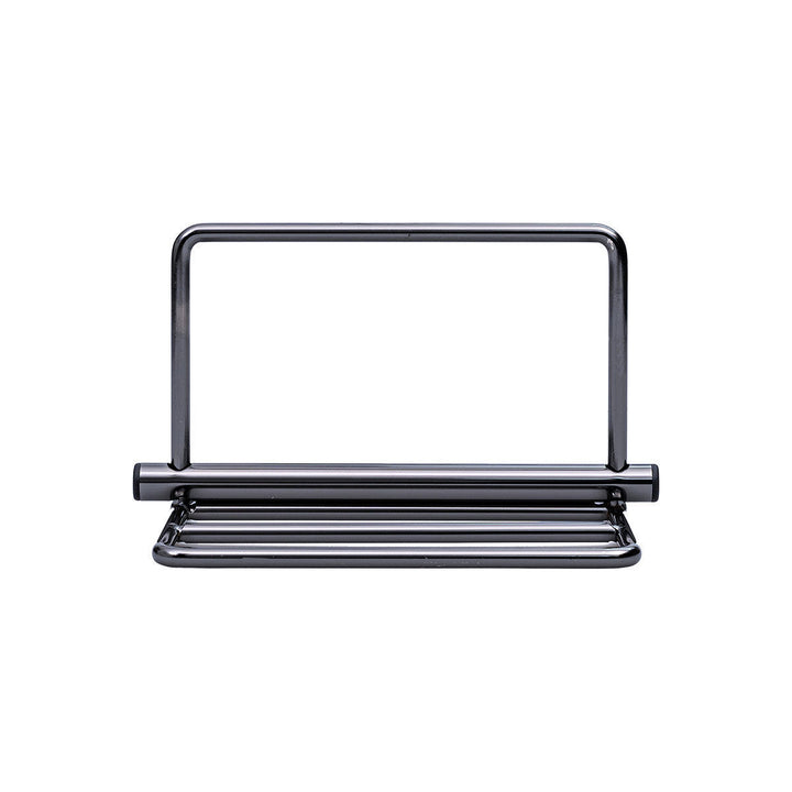 Χαρτοπετσετοθήκη Μεταλλική Μαύρη Nickel Estia