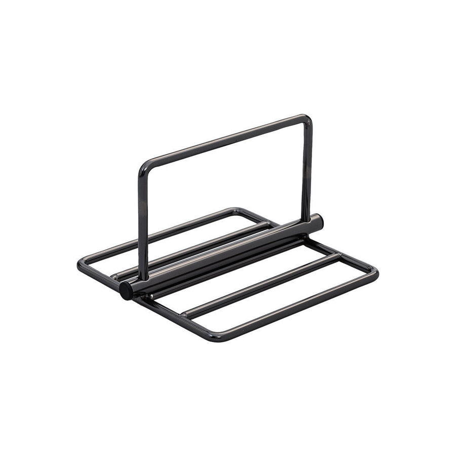 Χαρτοπετσετοθήκη Μεταλλική Μαύρη Nickel Estia