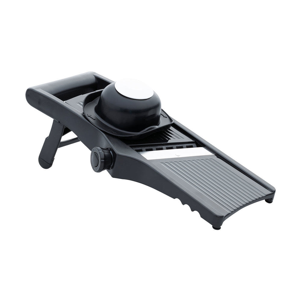 Μαντολίνο Ρυθμιζόμενο Πλαστικό Με Ανωξείδωτη Λεπίδα Μαύρο Estia