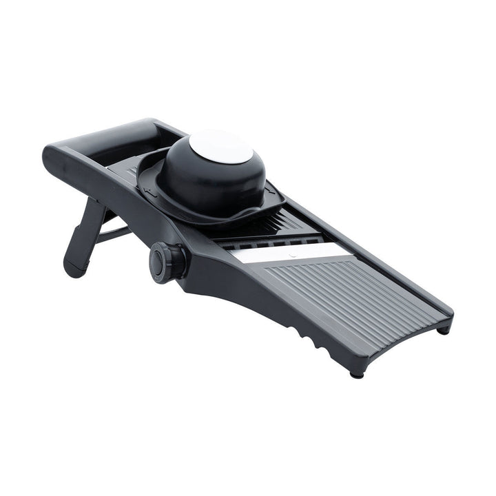 Μαντολίνο Ρυθμιζόμενο Πλαστικό Με Ανωξείδωτη Λεπίδα Μαύρο Estia