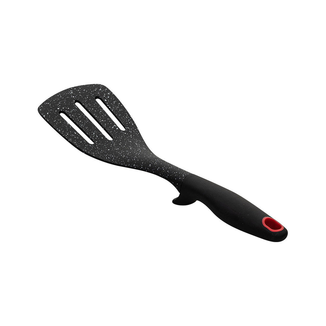 Σπάτουλα Τρυπητή Από PBT Μαύρη Magma Estia