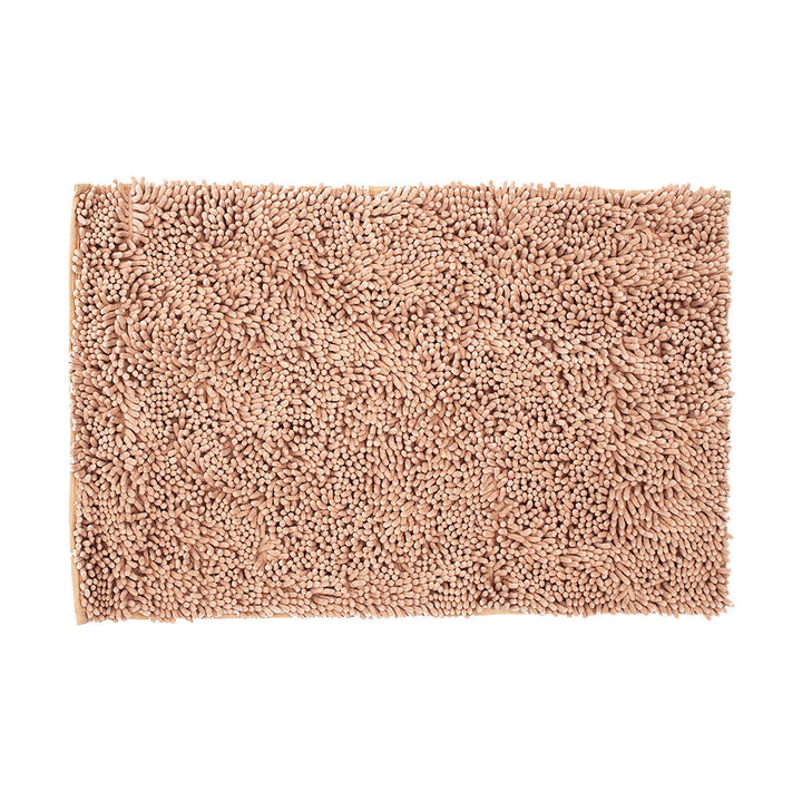 Πατάκι Μπάνιου Αντιολισθητικό Μπεζ 80x50cm Velvet Estia