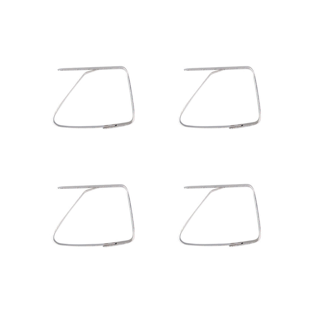 Κλιπ Για Τραπεζομάντηλα Ανοξείδωτο 6X4cm 4 Τεμαχίων Estia