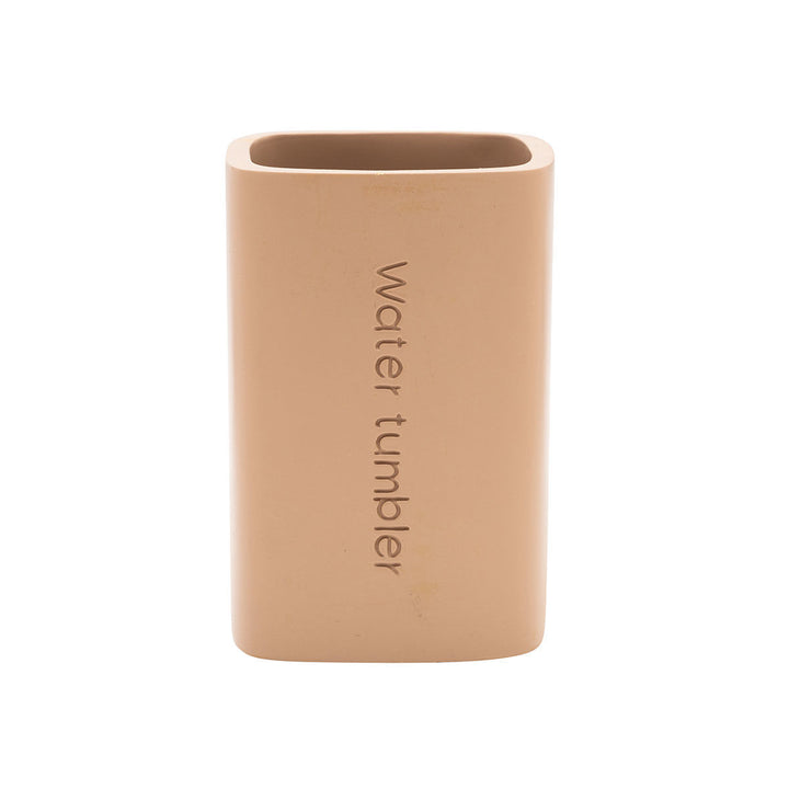 Estia Ποτηράκι Μπάνιου Ρητίνης Μπεζ Text