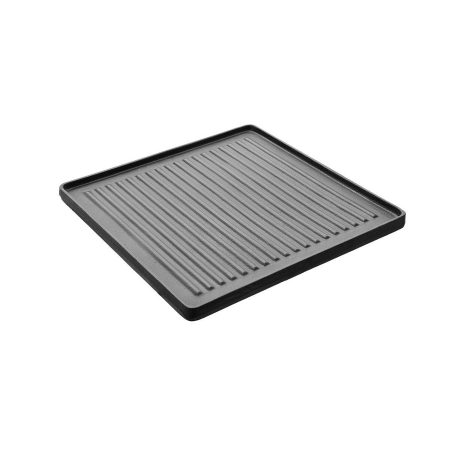 Πλάκα Ψησίματος Μαντεμένια 2 Όψεων 38x38cm Iron Estia