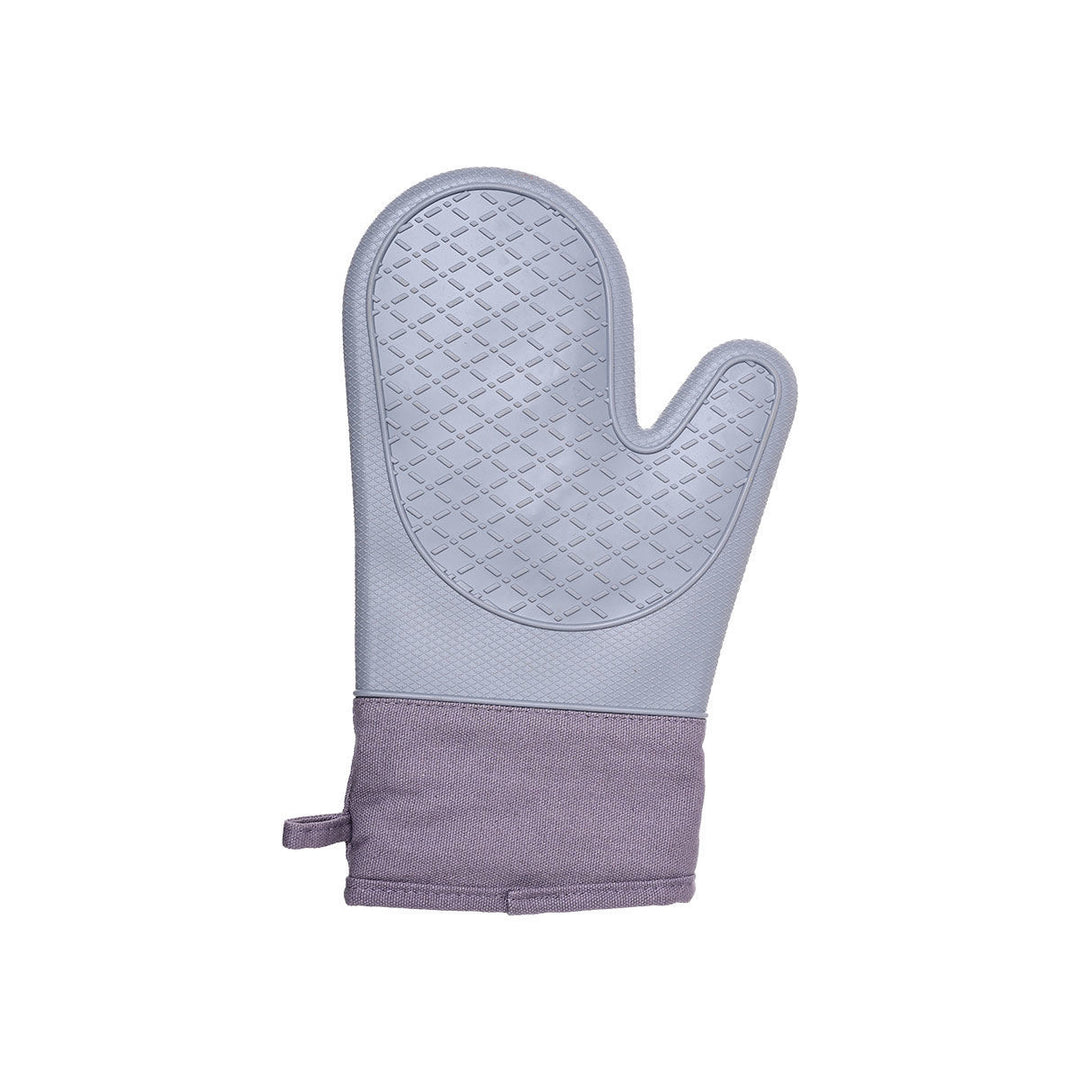 Γάντι Φούρνου Σιλικόνης Με Αντιολισθητική Λαβή Γκρι Estia
