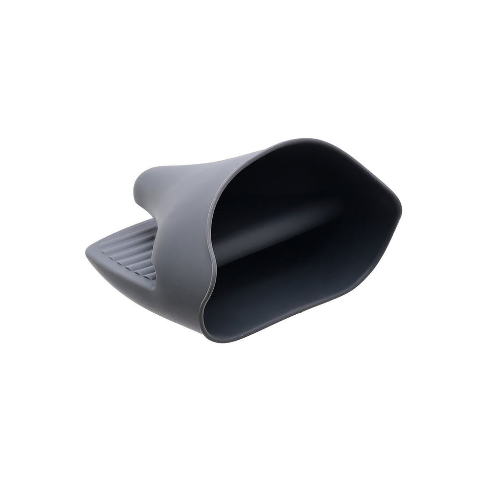 Πιάστρα Φούρνου Σιλικόνης Με Αντιολισθητική Λαβή Γκρι Estia