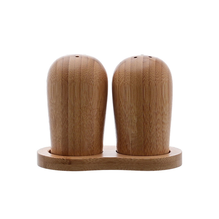 Δοχεία Για Αλάτι-Πιπέρι Ξύλινα Σετ 2τμχ Estia