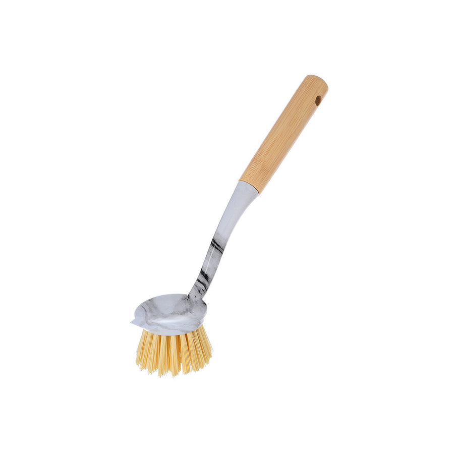 Βούρτσα Καθαρισμού Στρογγυλή Χειρός Για Τα Πιάτα Bamboo Marble Estia