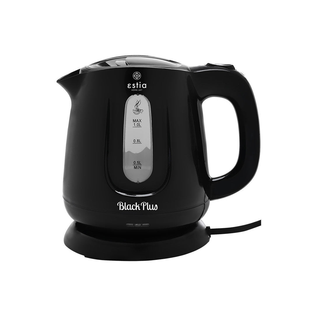 Βραστήρας 1lt Black Plus Πλαστικός 1100W Estia
