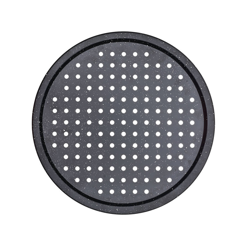 Ταψί Πίτσας Αντικολλητικό Τρυπητό Ανθρακούχου Χάλυβα 33cm Estia