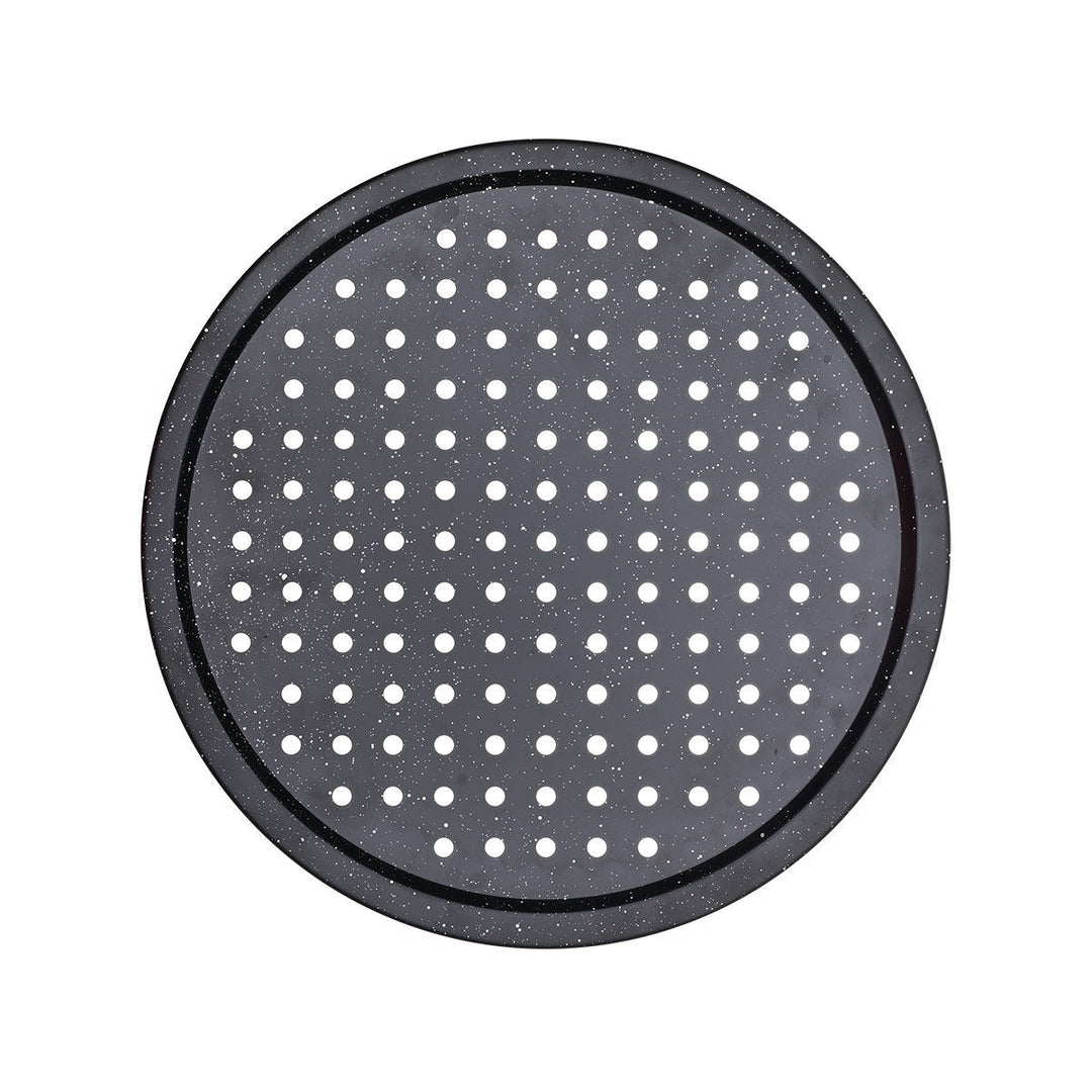 Ταψί Πίτσας Αντικολλητικό Τρυπητό Ανθρακούχου Χάλυβα 33cm Estia