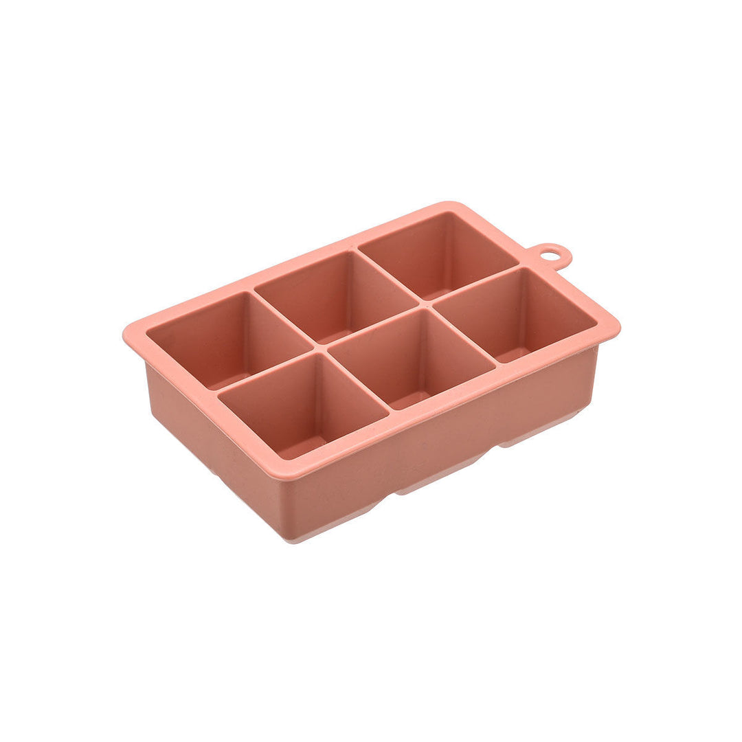 Παγοθήκη Σιλικόνης 6 Θέσεων Πορτοκαλί Estia