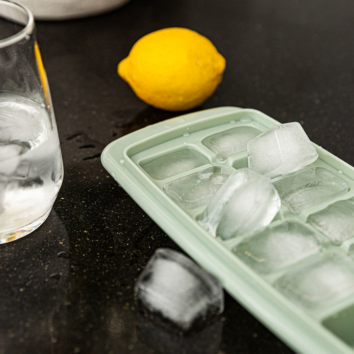 Παγοθήκη Πλαστική 14 Θέσεων Με Καπάκι Γκρι Estia