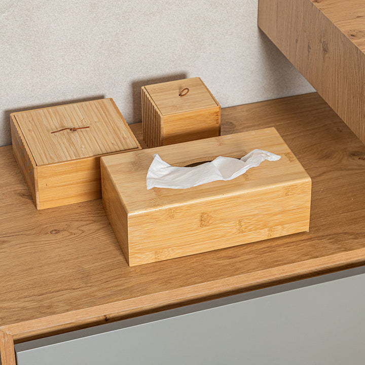 Θήκη Για Χαρτομάντηλα Bamboo Estia 24Χ14Χ8.5cm