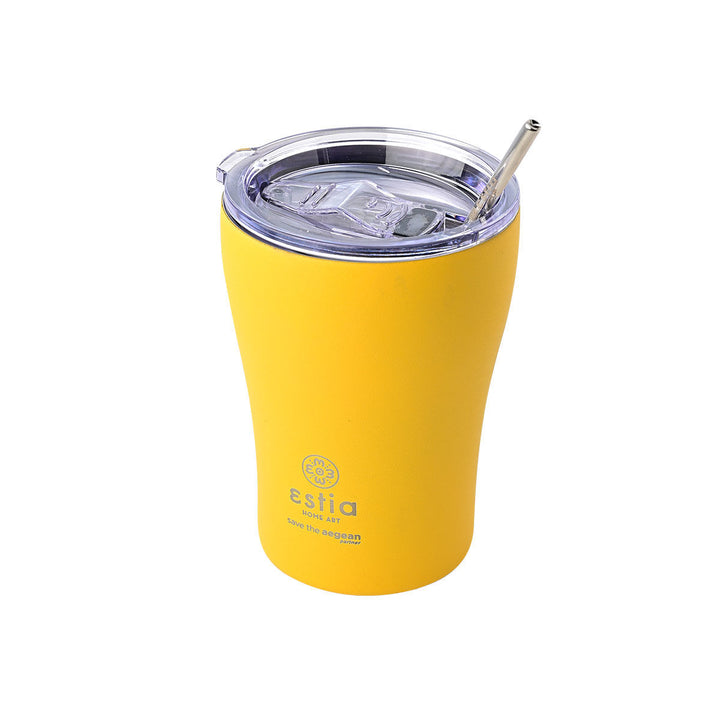 Estia Ποτήρι Θερμός  Save The Aegean Κίτρινο Pineapple Yellow Coffee Mug