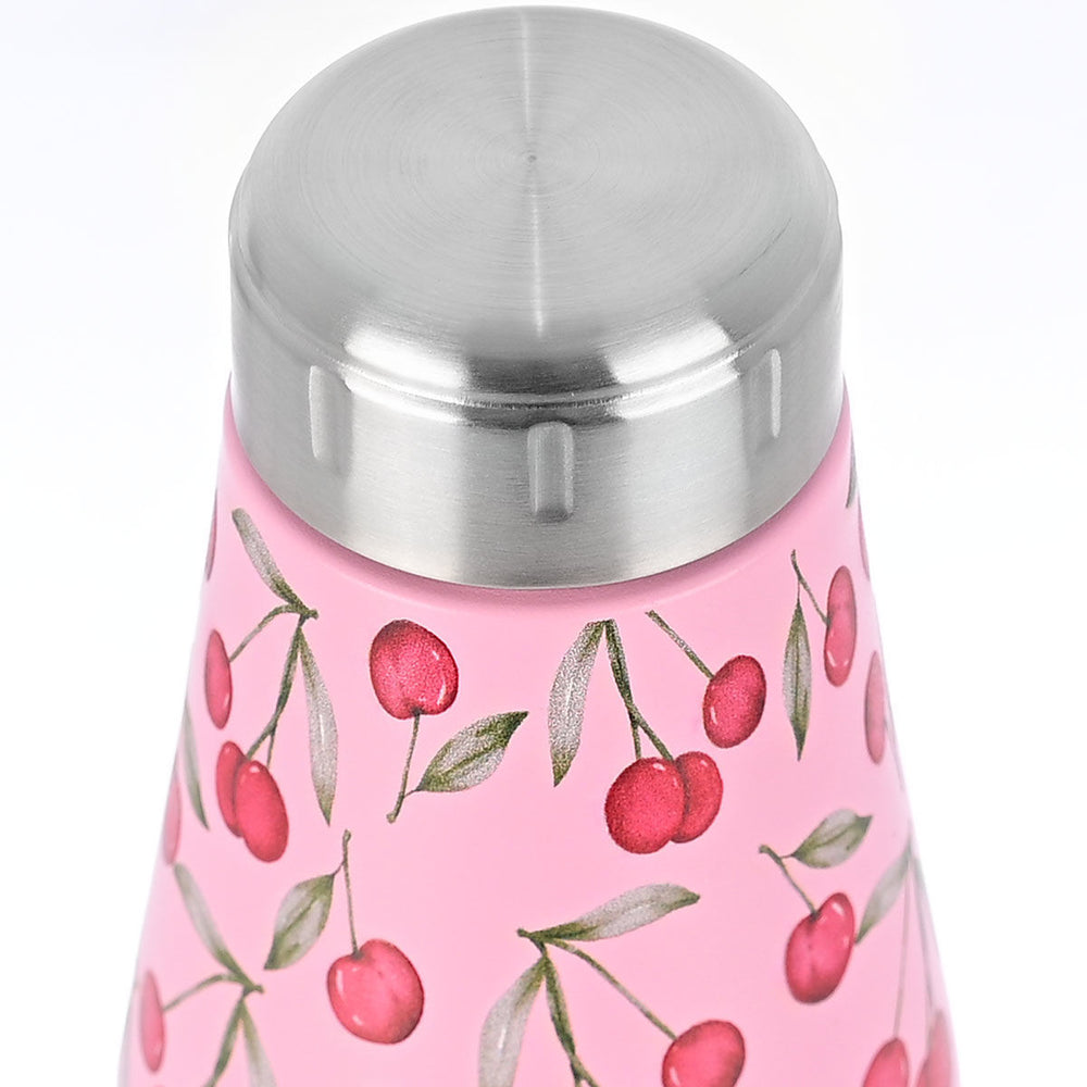 Estia Μπουκάλι Θερμός Save The Aegean 500ml Ροζ Με Κεράσια Cherry Rose