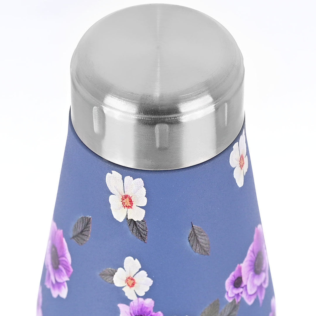 Estia Μπουκάλι Θερμός Save The Aegean 500ml Μωβ Φλοράλ Garden Blue