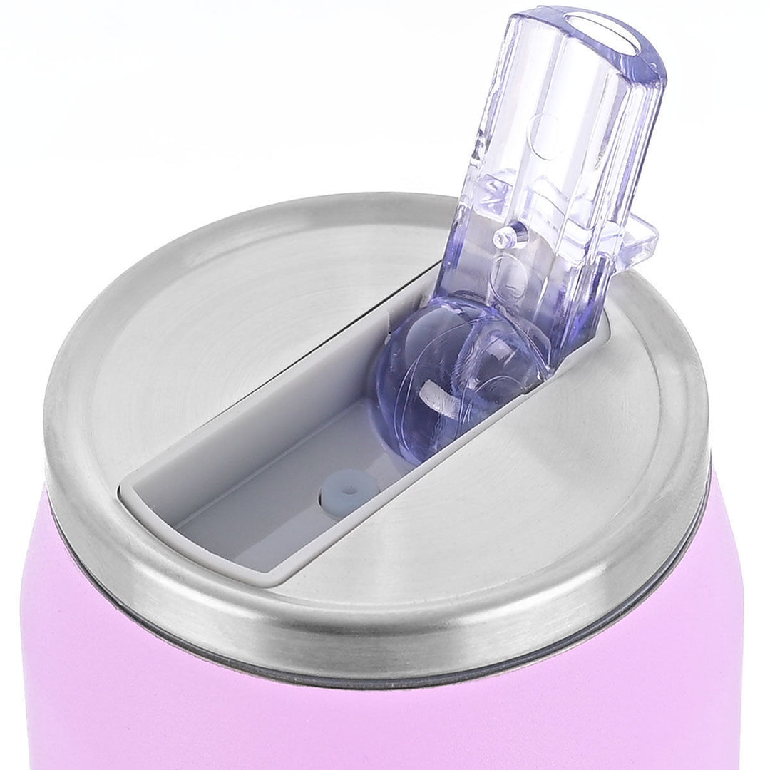 Estia Ποτήρι Θερμός Με Καλαμάκι Save The Aegean 300ml Λιλά Lavender Purple Travel Cup