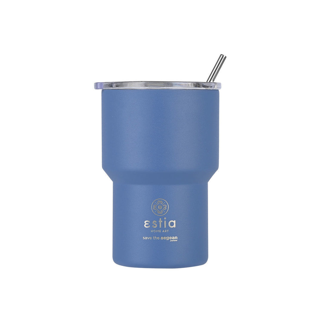 Estia Ποτήρι Θερμός Save The Aegean 400ml Μπλε Denim Blue
