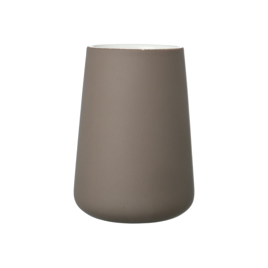 Estia Ποτηράκι Μπάνιου Κεραμικό Σκούρο Μπεζ Fjord Driftwood