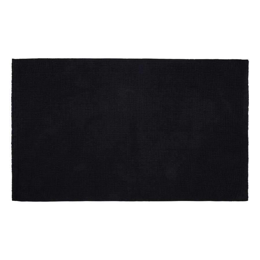 Πατάκι Μπάνιου Βαμβακερό Μαύρο 80x50cm Fjord Magnet Estia