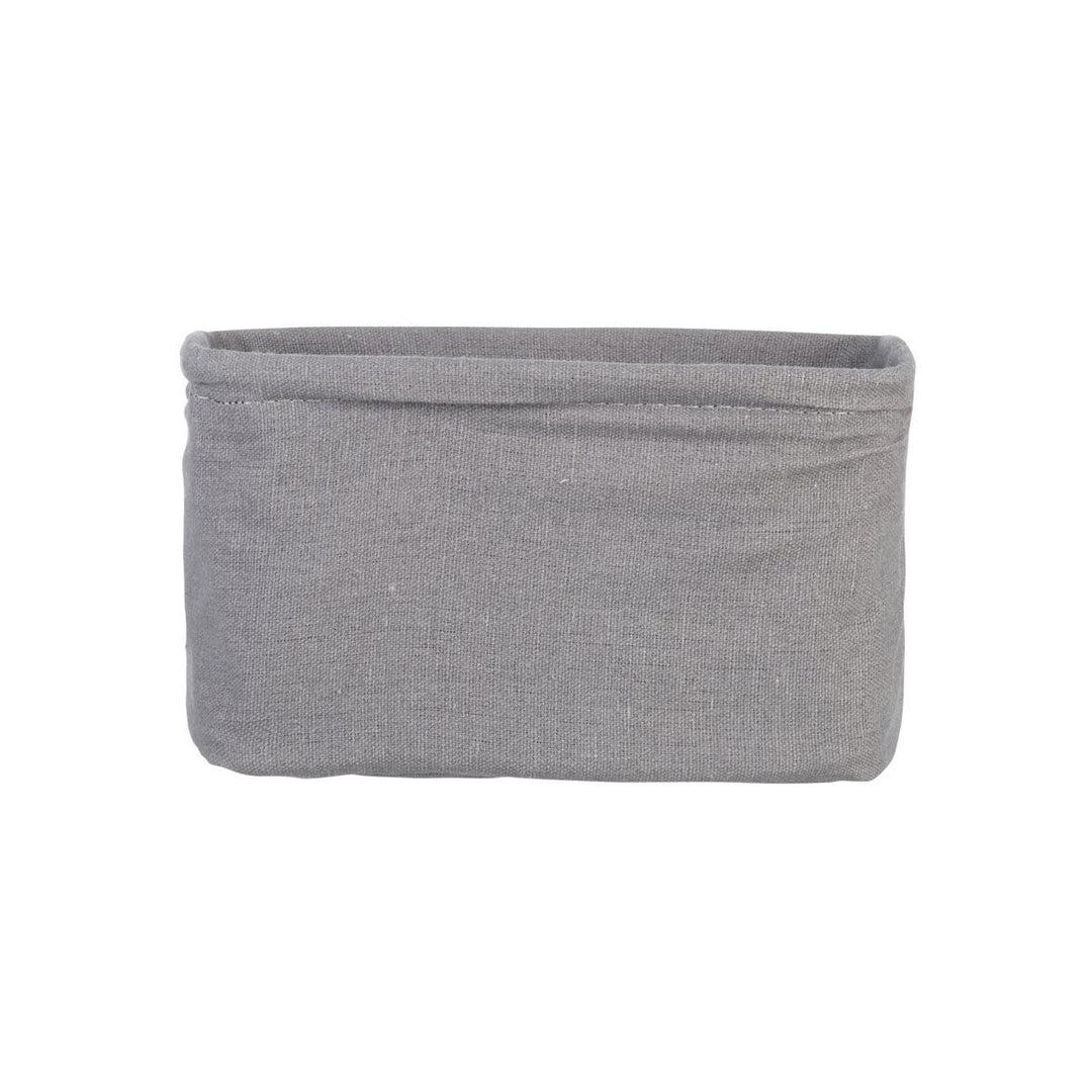 Καλάθι Αποθήκευσης & Οργάνωσης Υφασμάτινο Με Επένδυση Μαύρο 20x10x10cm Magnet Estia