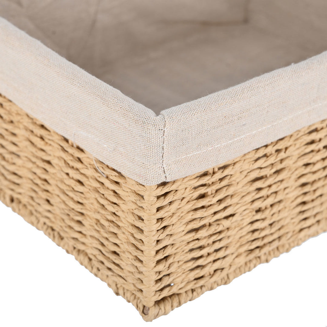 Καλάθι Αποθήκευσης & Οργάνωσης Με Επένδυση 28x20x10cm Botanica Estia