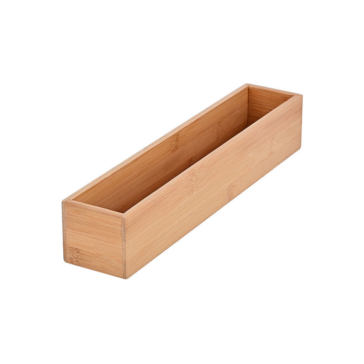 Κουτί Οργάνωσης Συρταριού Ξύλινο 8x38 Bamboo Essentials Estia