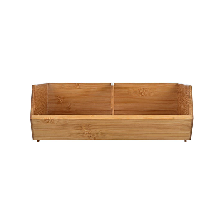 Κουτί Αποθήκευσης Και Οργάνωσης Ξύλινο 35x31 Bamboo Essentials Estia