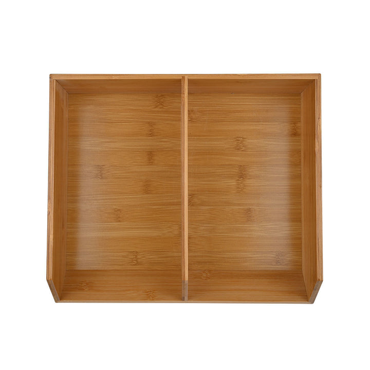 Κουτί Αποθήκευσης Και Οργάνωσης Ξύλινο 35x31 Bamboo Essentials Estia