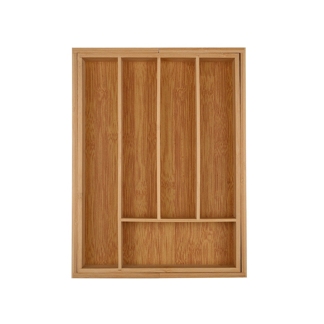 Θήκη Συρταριού Για Μαχαιροπίρουνα Επεκτεινόμενη Ξύλινη Bamboo Essentials Estia