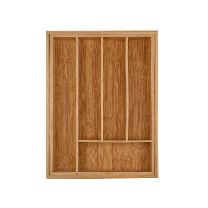 Θήκη Συρταριού Για Μαχαιροπίρουνα Επεκτεινόμενη Ξύλινη Bamboo Essentials Estia